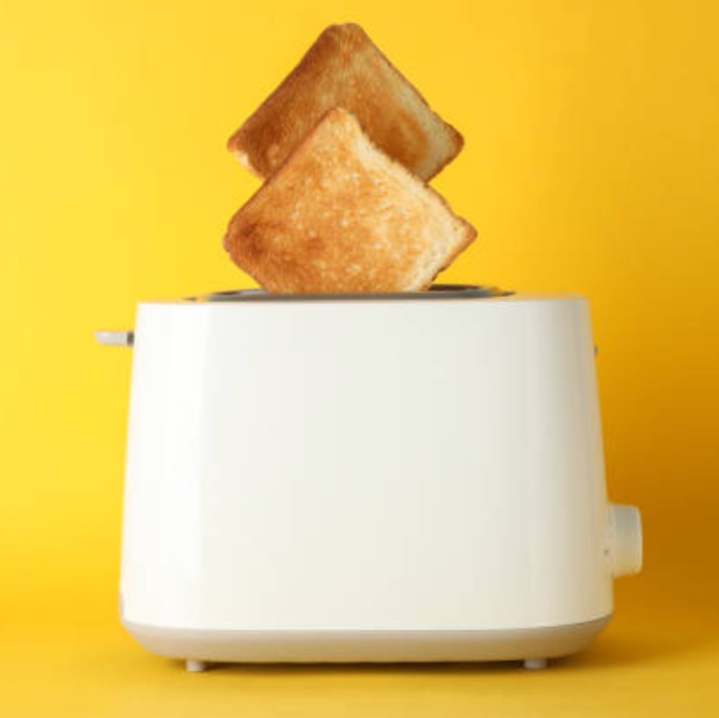 White Electric Toaster