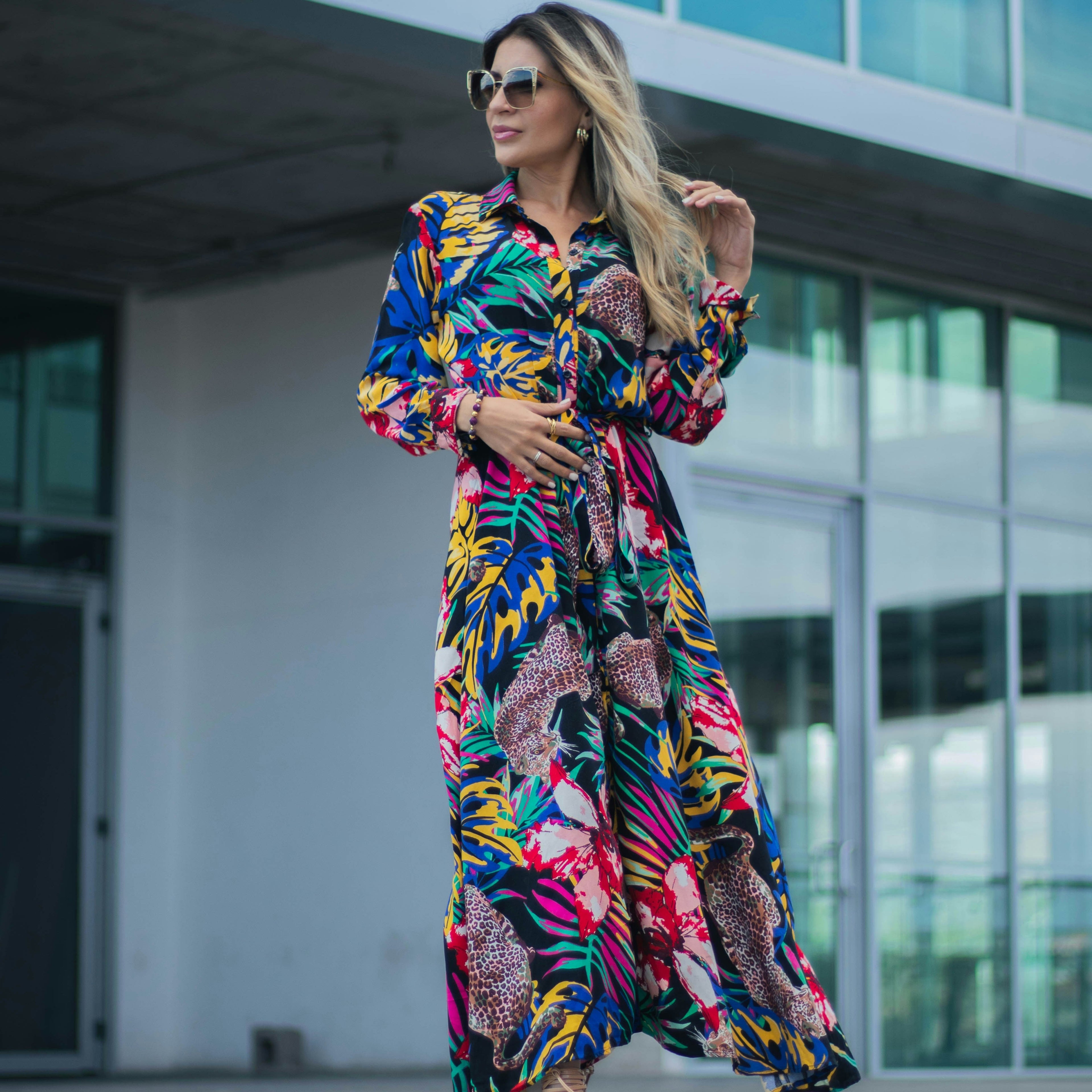 Elegant Floral Dress